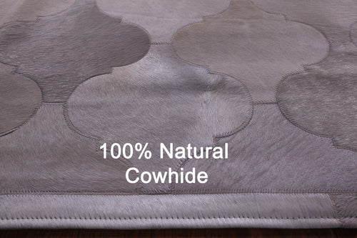 Champagne Patchwork Natural Cowhide Rug - 6' 8