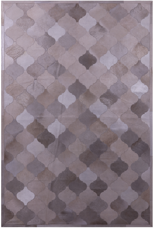 Champagne Patchwork Natural Cowhide Rug - 6' 8