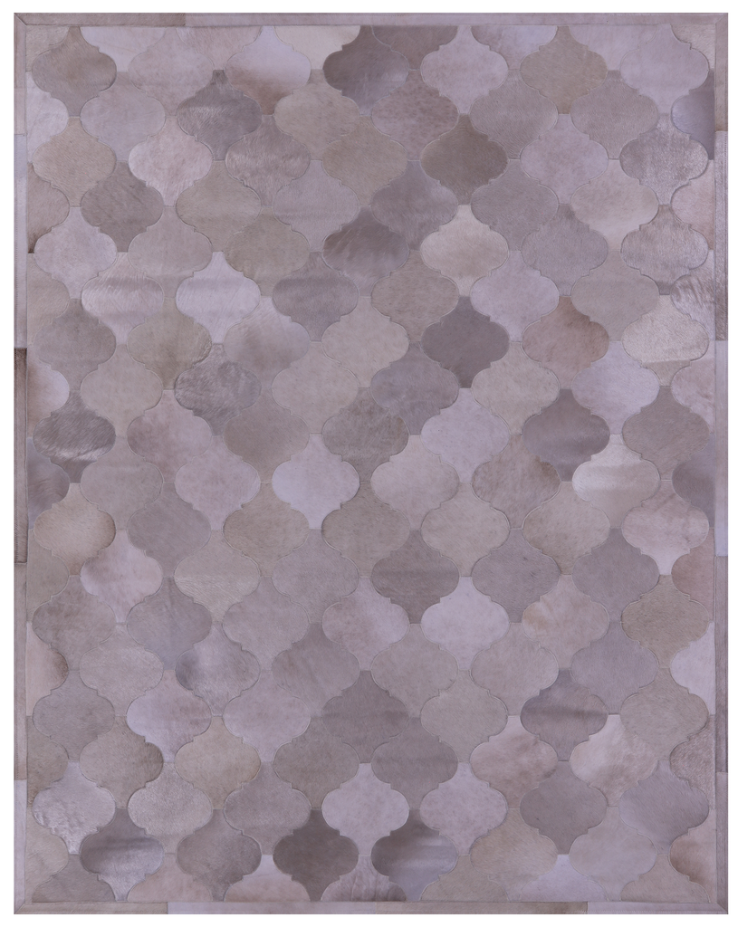 Champagne Patchwork Natural Cowhide Rug - 6' 8" x 8' 3"