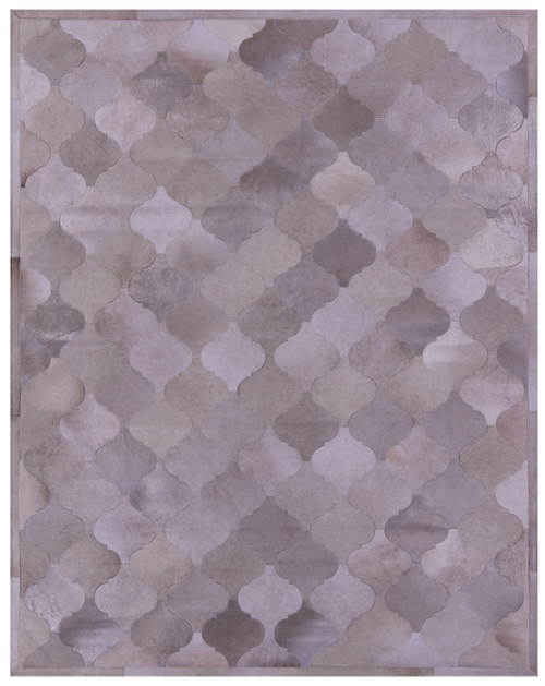 Champagne Patchwork Natural Cowhide Rug - 6' 8