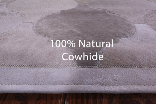Champagne Patchwork Natural Cowhide Rug - 6' 8