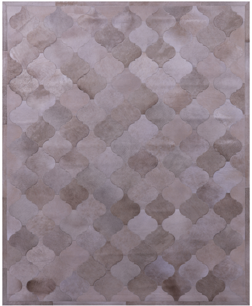 Champagne Patchwork Natural Cowhide Rug - 6' 8