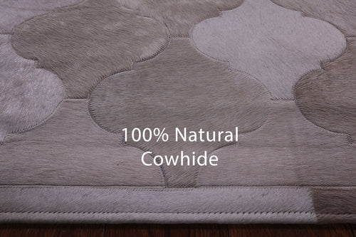 Champagne Patchwork Natural Cowhide Rug - 6' 8