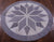 Grey & White Round Patchwork Natural Cowhide Rug - 4' 0" x 4' 0"