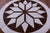 Brown & White Round Patchwork Natural Cowhide Rug - 5' 0" x 5' 0"