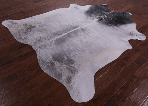 Grey Brindle Natural Cowhide Rug - XX-Large 8' 0