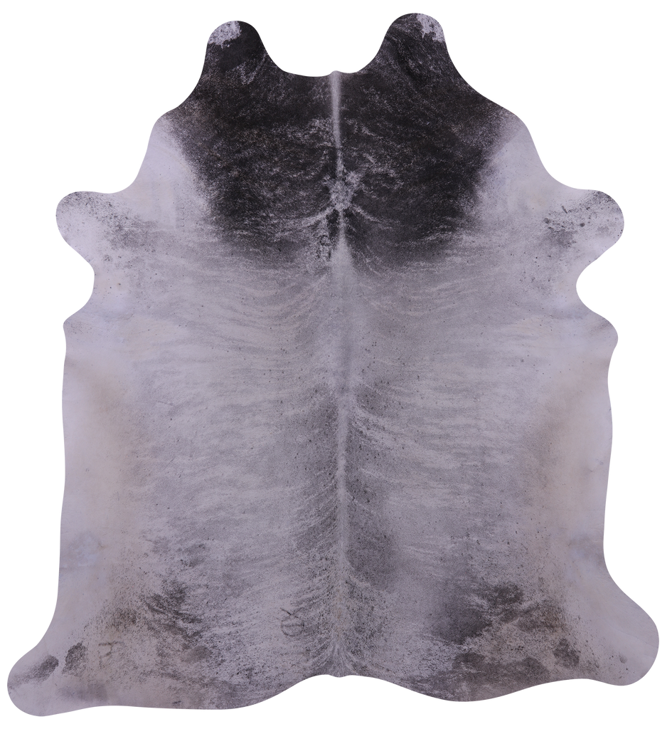 Grey Brindle Natural Cowhide Rug - XX-Large 8' 0"H x 7' 8"W