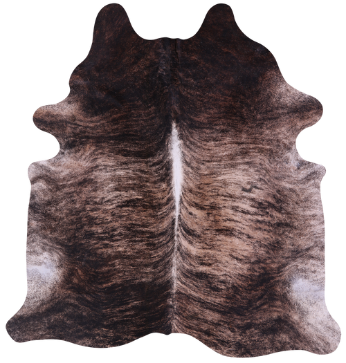 Light Brindle Natural Cowhide Rug - XX-Large 8' 0