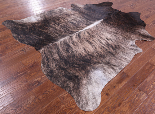 Light Brindle Natural Cowhide Rug - XX-Large 8' 0