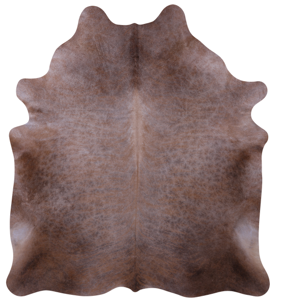 Light Brindle Natural Cowhide Rug - XX-Large 8' 5"H x 7' 6"W