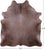 Light Brindle Natural Cowhide Rug - XX-Large 8' 5"H x 7' 6"W