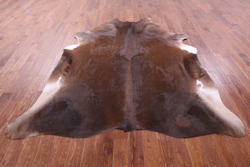 Brown Natural Cowhide Rug - XX-Large 8' 0