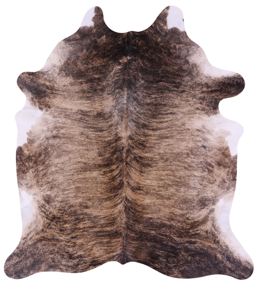 Light Brindle Natural Cowhide Rug - XX-Large 8' 1