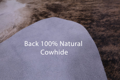 Light Brindle Natural Cowhide Rug - XX-Large 8' 1