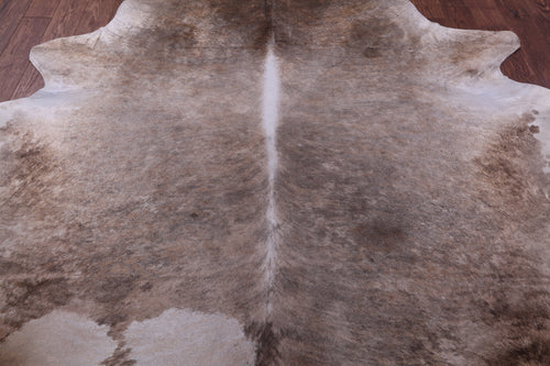 Light Brindle Natural Cowhide Rug - XX-Large 8' 2