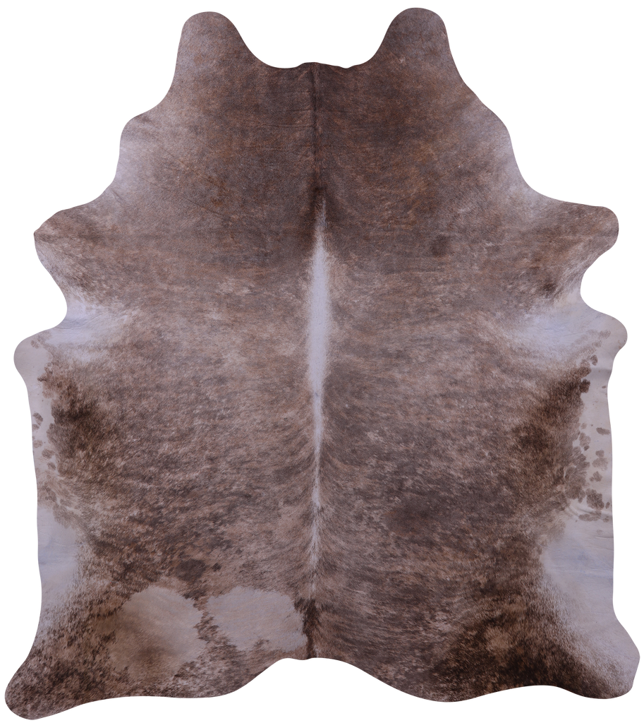 Light Brindle Natural Cowhide Rug - XX-Large 8' 2"H x 7' 5"W
