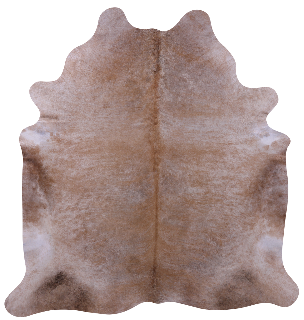 Light Brown Natural Cowhide Rug - XX-Large 8' 0"H x 7' 8"W