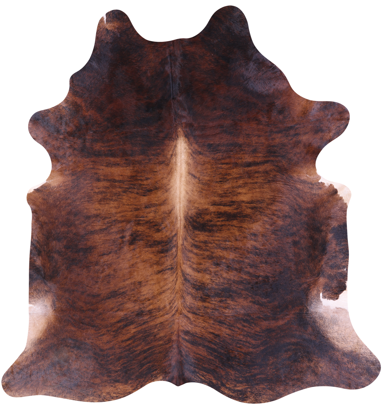 Brindle Natural Brown Cowhide Rug - XX-Large 8' 3"H x 7' 10"W