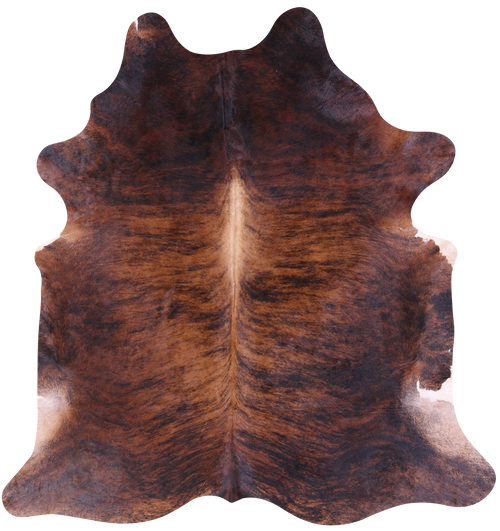 Brindle Natural Brown Cowhide Rug - XX-Large 8' 3