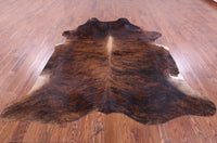Thumbnail for Brindle Natural Brown Cowhide Rug - XX-Large 8' 3