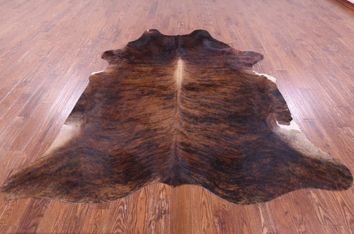 Brindle Natural Brown Cowhide Rug - XX-Large 8' 3