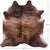 Brindle Natural Brown Cowhide Rug - XX-Large 8' 1"H x 8' 1"W