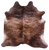 Brindle Natural Brown Cowhide Rug - XX-Large 8' 1"H x 8' 1"W
