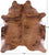 Brindle Natural Brown Cowhide Rug - XX-Large 8' 6"H x 7' 8"W