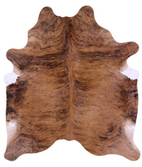 Thumbnail for Brindle Natural Brown Cowhide Rug - XX-Large 8' 6