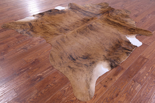 Brindle Natural Brown Cowhide Rug - XX-Large 8' 6