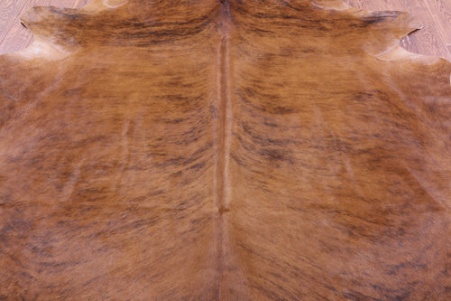Brindle Natural Brown Cowhide Rug - XX-Large 8' 3