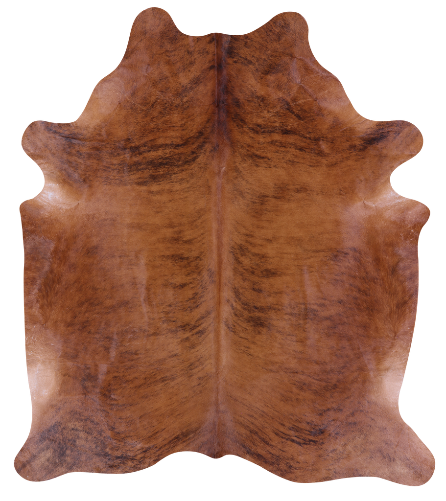 Brindle Natural Brown Cowhide Rug - XX-Large 8' 3"H x 7' 4"W