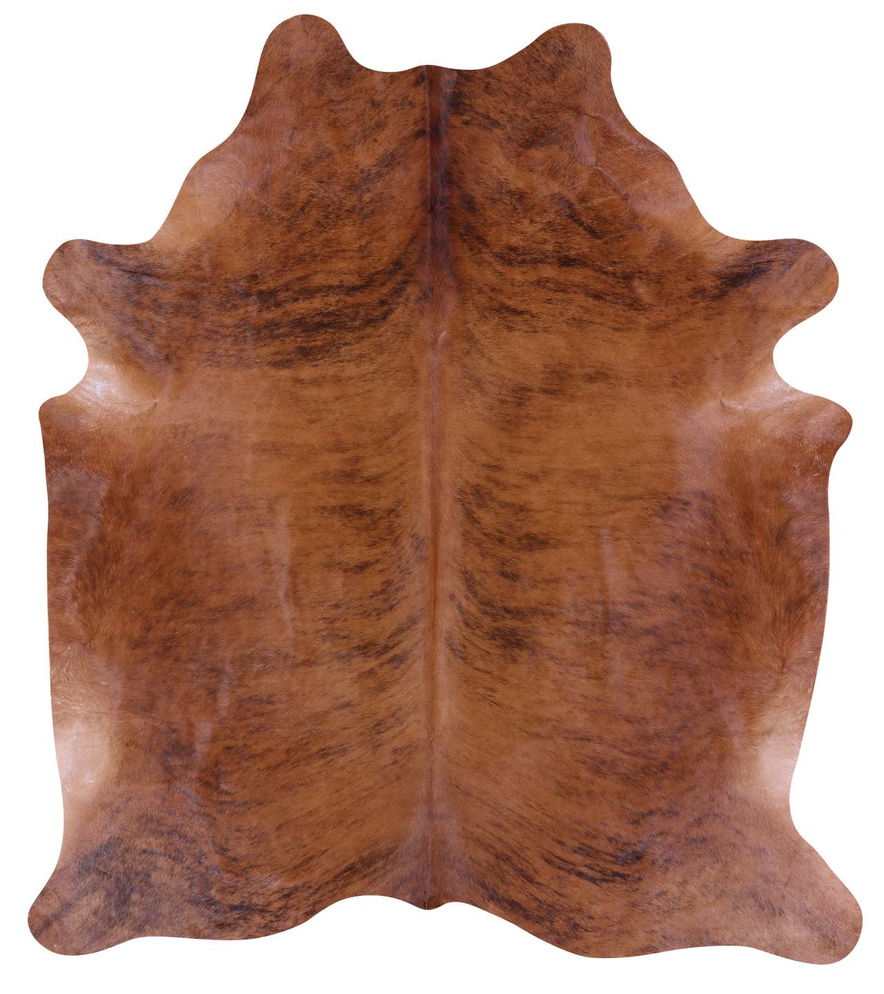 Brindle Natural Brown Cowhide Rug - XX-Large 8' 3"H x 7' 4"W
