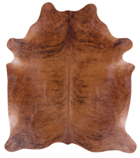 Thumbnail for Brindle Natural Brown Cowhide Rug - XX-Large 8' 3