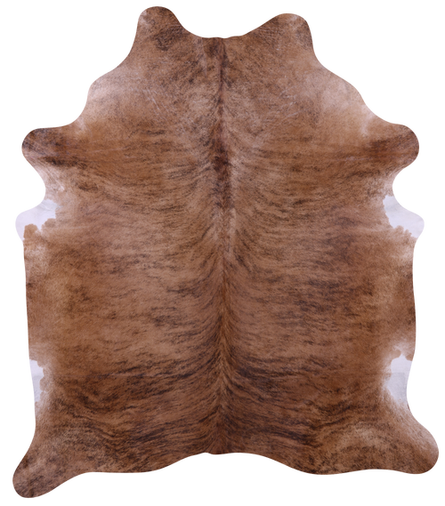 Brown Brindle Natural Cowhide Rug - XX-Large 8' 2
