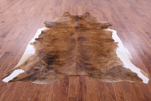 Brindle Natural Brown Cowhide Rug - XX-Large 8' 0