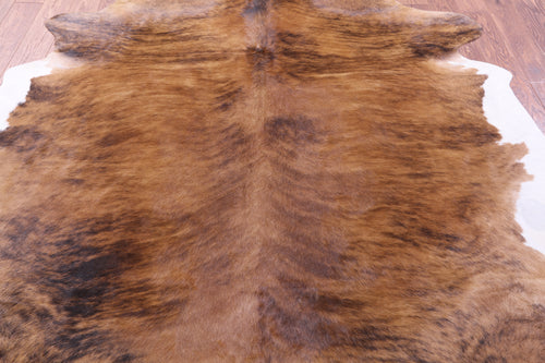 Brindle Natural Brown Cowhide Rug - XX-Large 8' 0