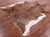 Brindle Natural Brown Cowhide Rug - XX-Large 8' 0"H x 7' 5"W