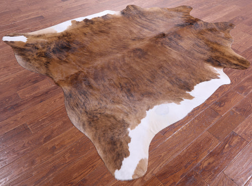 Brindle Natural Brown Cowhide Rug - XX-Large 8' 0