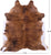 Brindle Natural Brown Cowhide Rug - XX-Large 8' 0"H x 7' 5"W