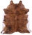 Brindle Natural Brown Cowhide Rug - XX-Large 8' 0"H x 7' 5"W