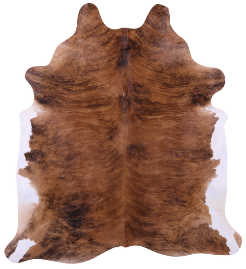 Brindle Natural Brown Cowhide Rug - XX-Large 8' 0