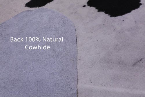 Black & White Natural Cowhide Rug - XX-Large 8' 5