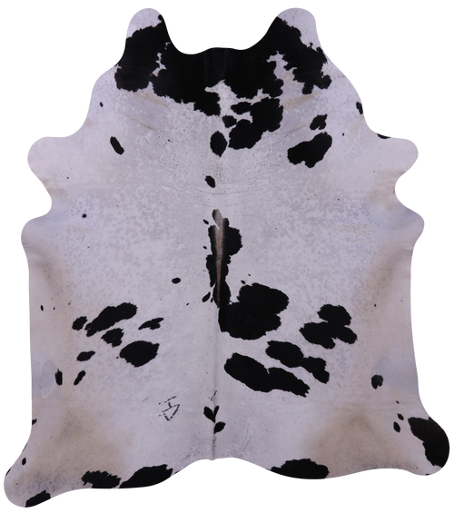 Black & White Natural Cowhide Rug - XX-Large 8' 5
