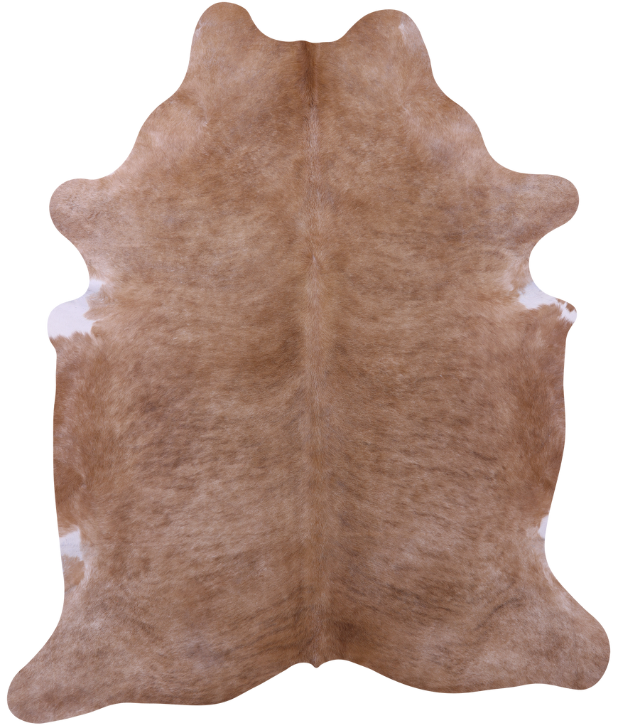 Light Brown Natural Cowhide Rug - XX-Large 8' 7"H x 7' 3"W