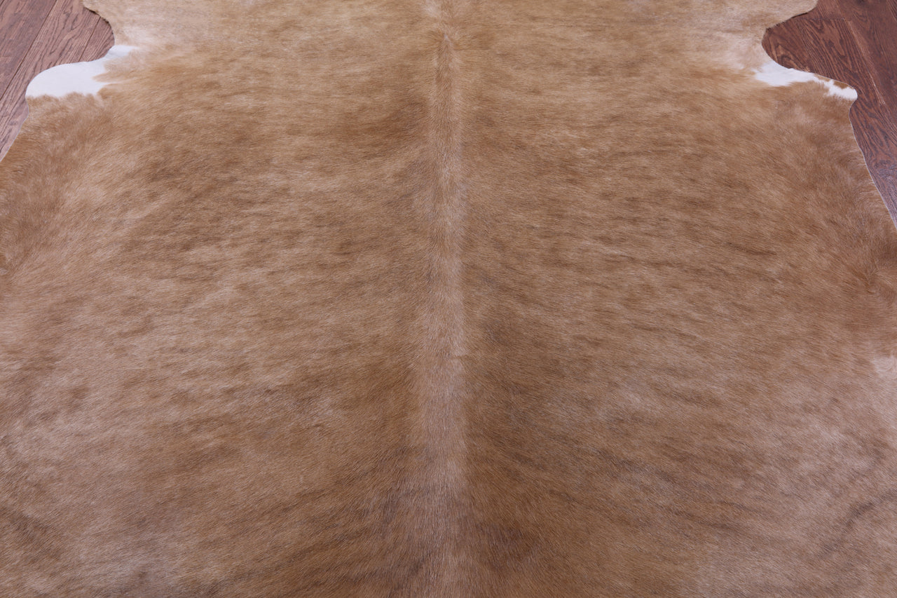 Light Brown Natural Cowhide Rug - XX-Large 8' 7"H x 7' 3"W