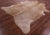 Light Brown Natural Cowhide Rug - XX-Large 8' 7"H x 7' 3"W