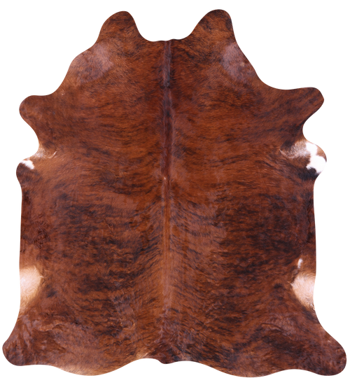 Brindle Natural Brown Cowhide Rug - XX-Large 8' 0