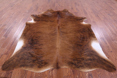 Brown Brindle Natural Cowhide Rug - XX-Large 8' 0