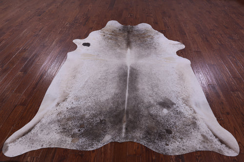 Brown Salt & Pepper Natural Cowhide Rug - XX-Large 8' 8